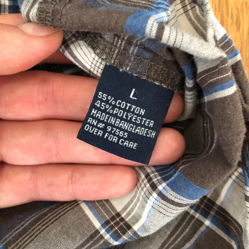 Buy 1 Get 2 Drill Slim fit stretch white large and Alfani blue shirt cotton - Picture 6 of 11